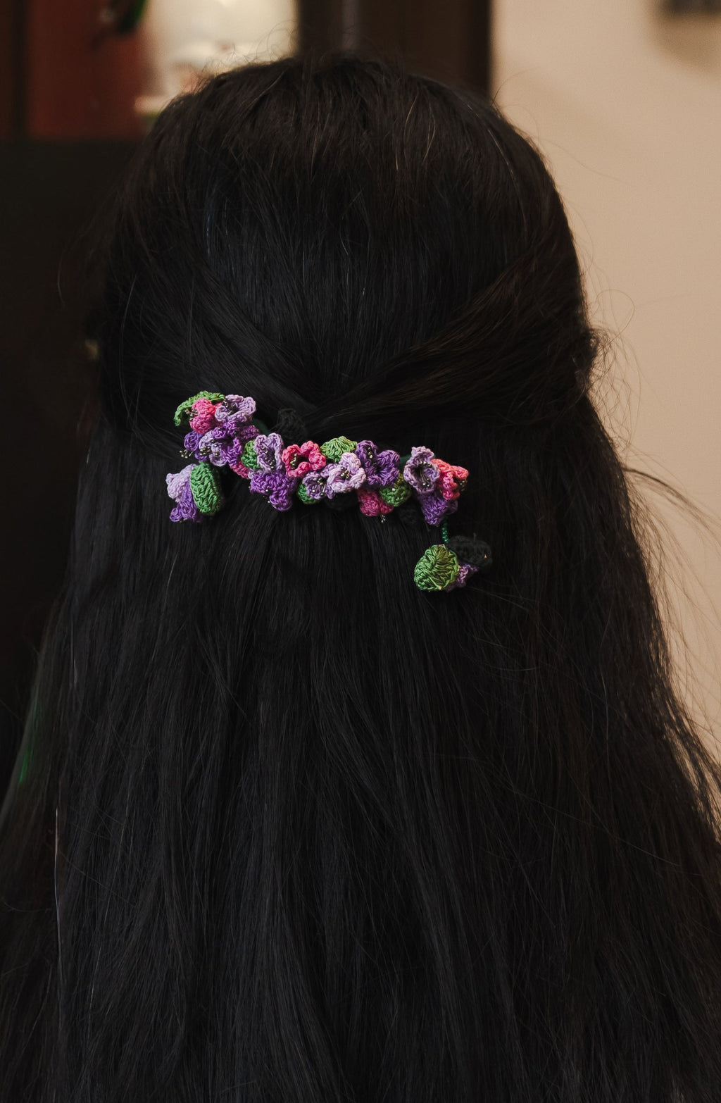 Tulips Hair Comb by Ikriit'm with Comb at Kamakhyaa for sustainable fashion
