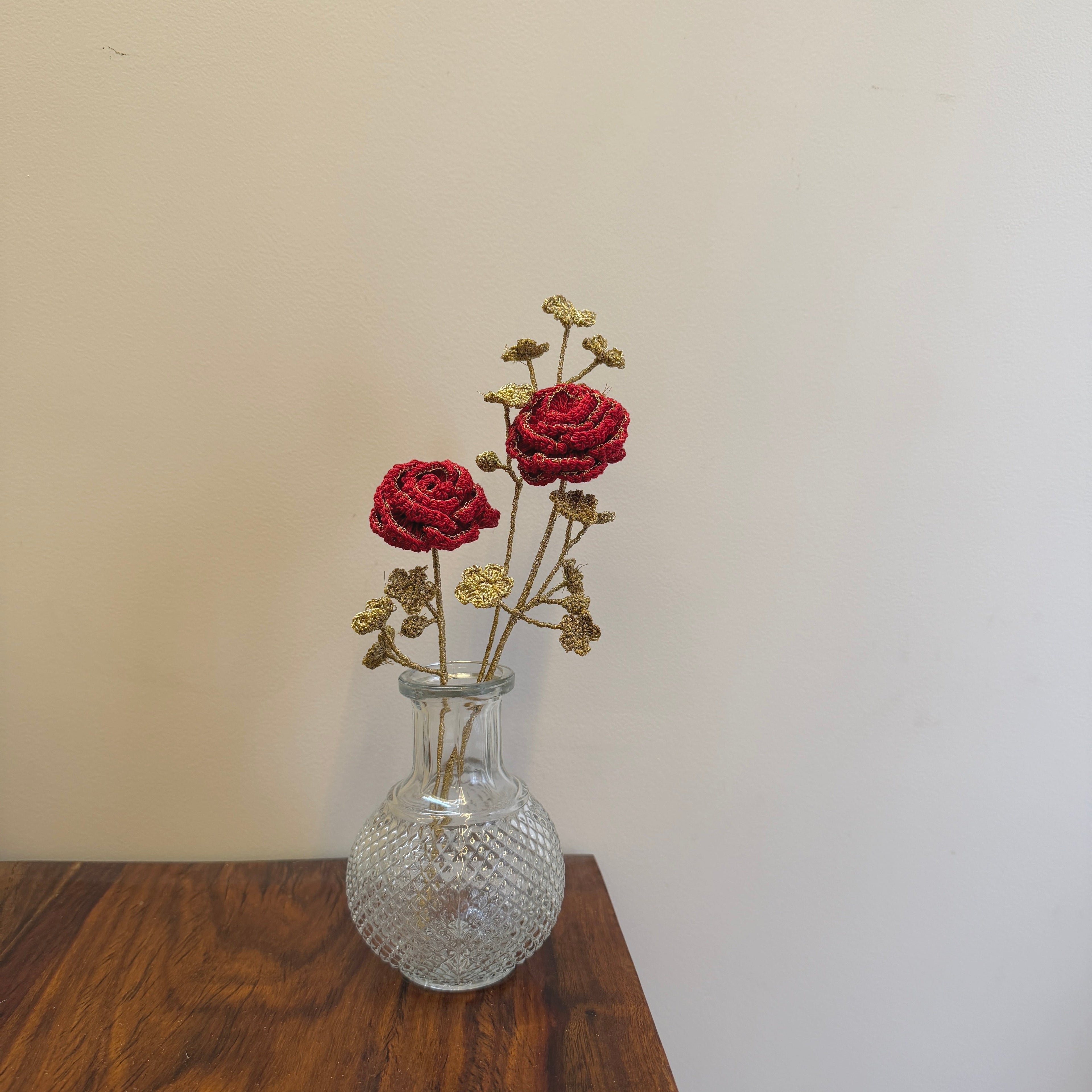 Zari Ruhani Blooms by Ikriit'm with bouquet, Decor at Kamakhyaa for sustainable fashion