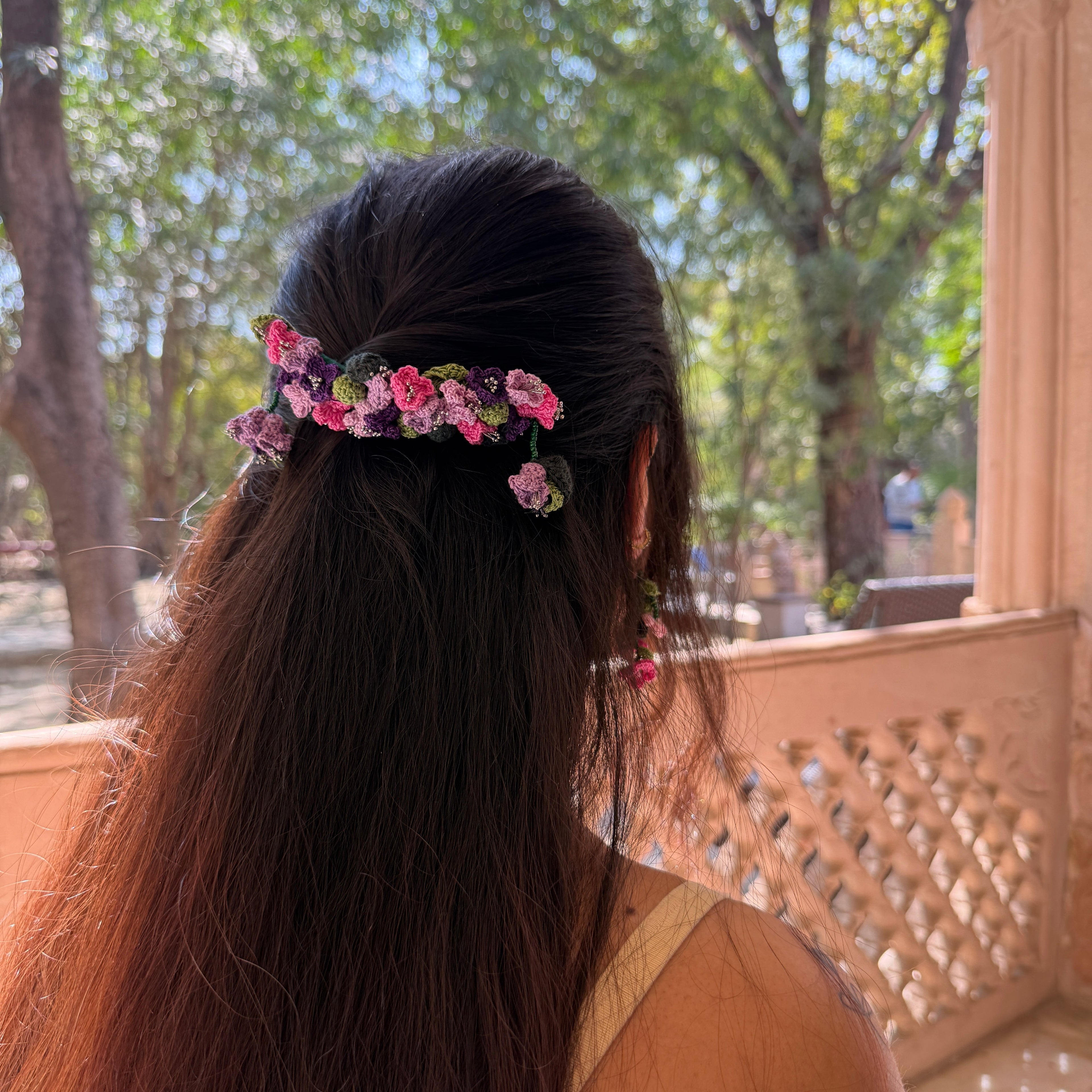 Tulips Hair Comb by Ikriit'm with Comb at Kamakhyaa for sustainable fashion