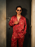 Jungle Shirt at Kamakhyaa by Anushé Pirani. This item is Bloom After Dark by Anushe Pirani, Menswear, Midnight Blueprint, T-Shirts & Shirts, Tops & Shirts, Under $50