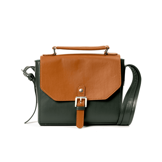 Juniper Vegan Leather Sling Bag - Green at Kamakhyaa by Green Hermitage. This item is A Walk in the Forest by Green Hermitage, Banana Leather, Green, Sling Bags, Under $50