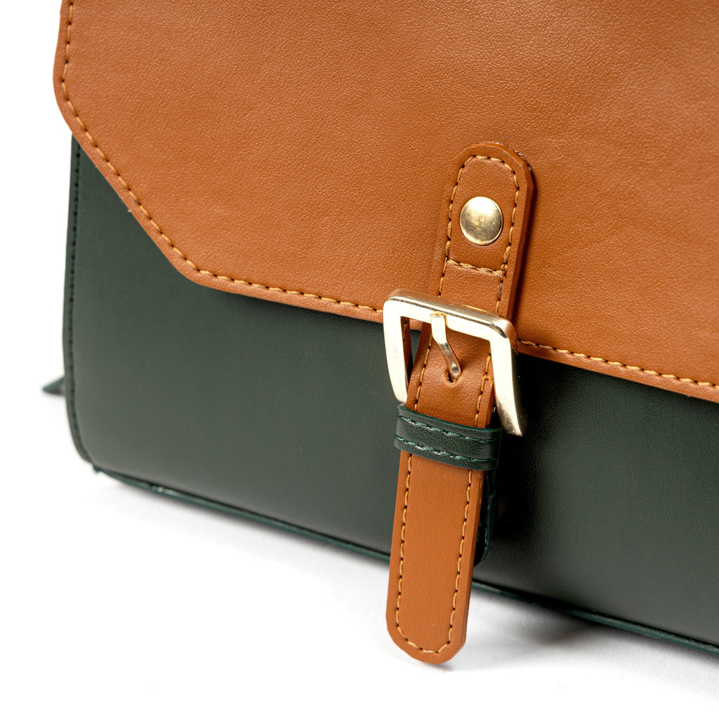 Juniper Vegan Leather Sling Bag - Green at Kamakhyaa by Green Hermitage. This item is A Walk in the Forest by Green Hermitage, Banana Leather, Green, Sling Bags, Under $50