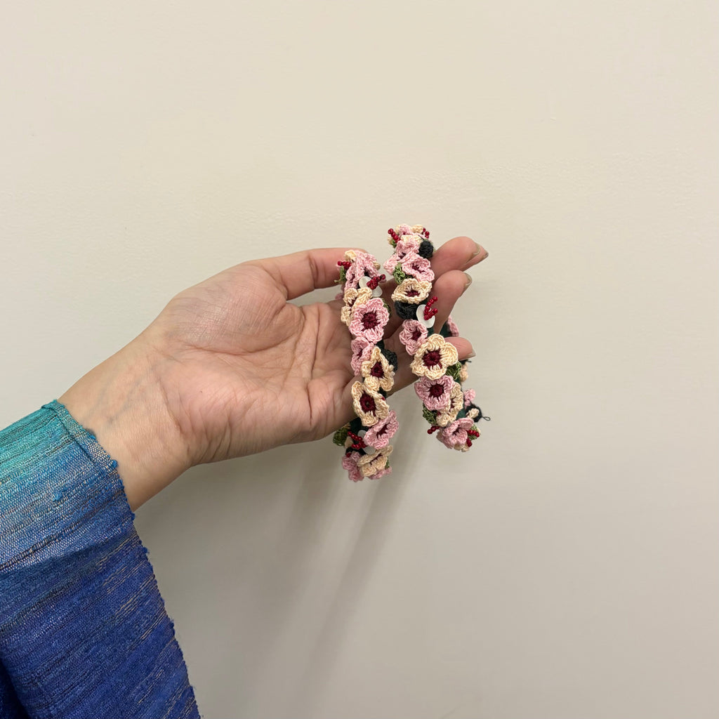 Gulabi Phool Bangles Set of Two by Ikriit'm with Bangle at Kamakhyaa for sustainable fashion