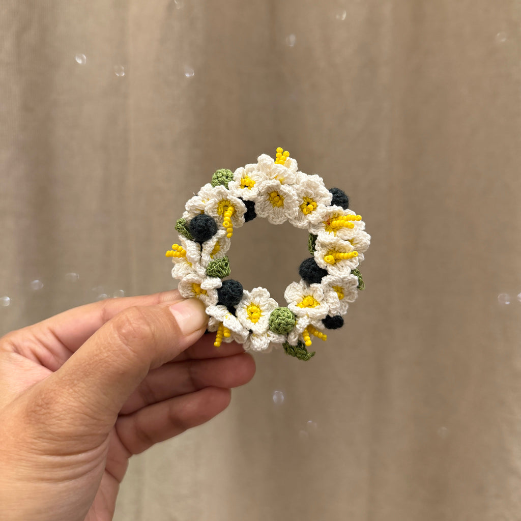 Safed Gul Brooch by Ikriit'm with brooch at Kamakhyaa for sustainable fashion
