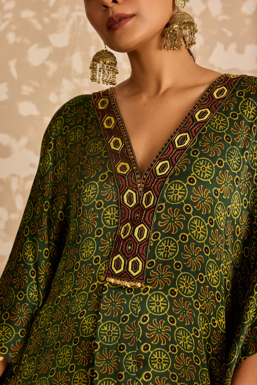 Kaftan with Pants at Kamakhyaa by Akashi Clothing. This item is Ajrakh by Akashi Clothing, Under $200