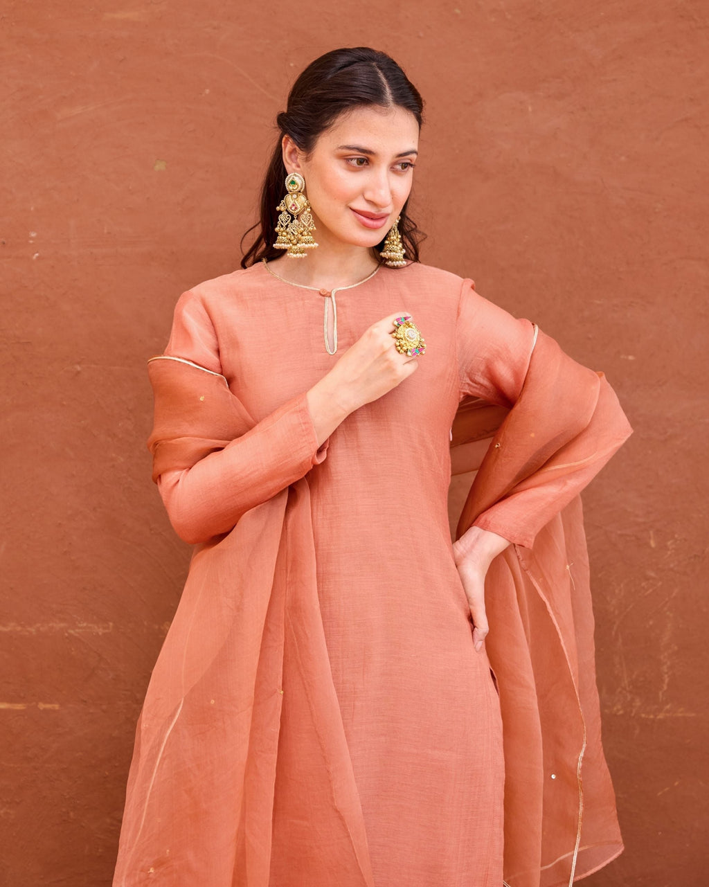 Kesar Kurta Set at kamakhyaa.com by Taro. This item is Saundh by Taro, Under $50