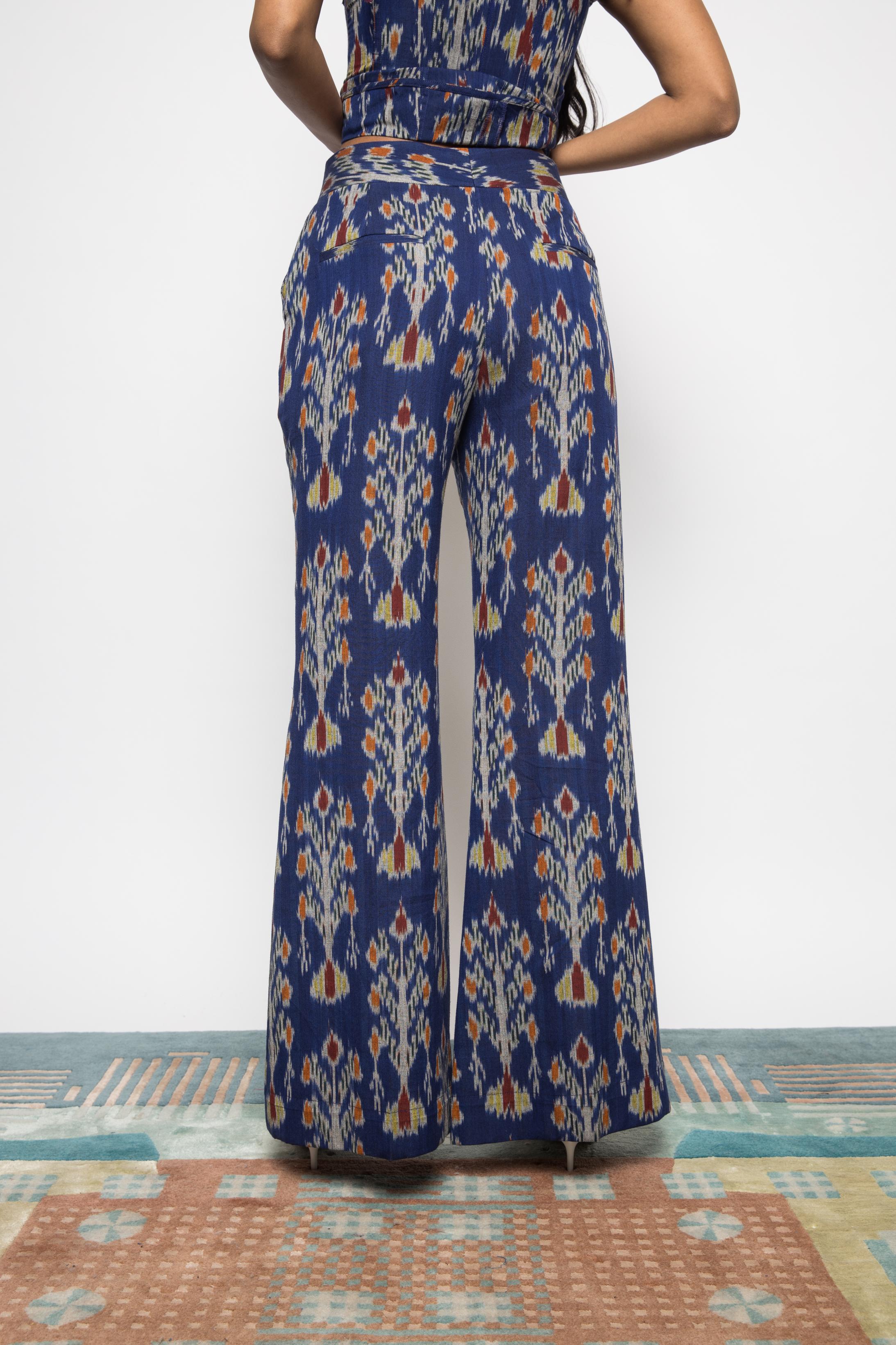 Kick & Flare Pants at kamakhyaa.com by Anushé Pirani. This item is Fresh Ink by Anushe Pirani, Pants, Under $50, Womenswear