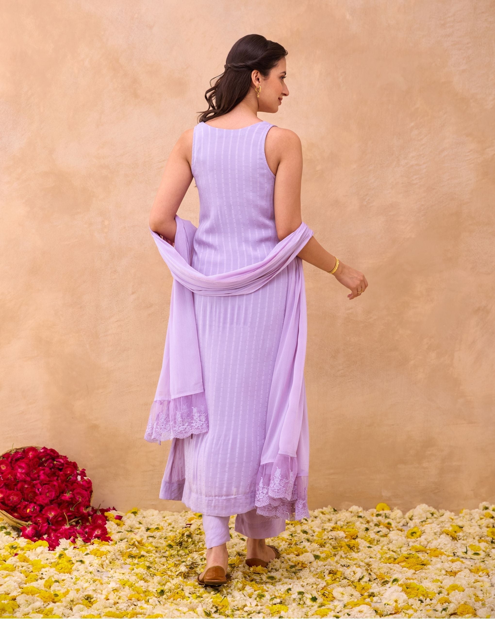 Lavender Grace Kurta Set at Kamakhyaa by Taro. This item is Everyday Connection by Taro