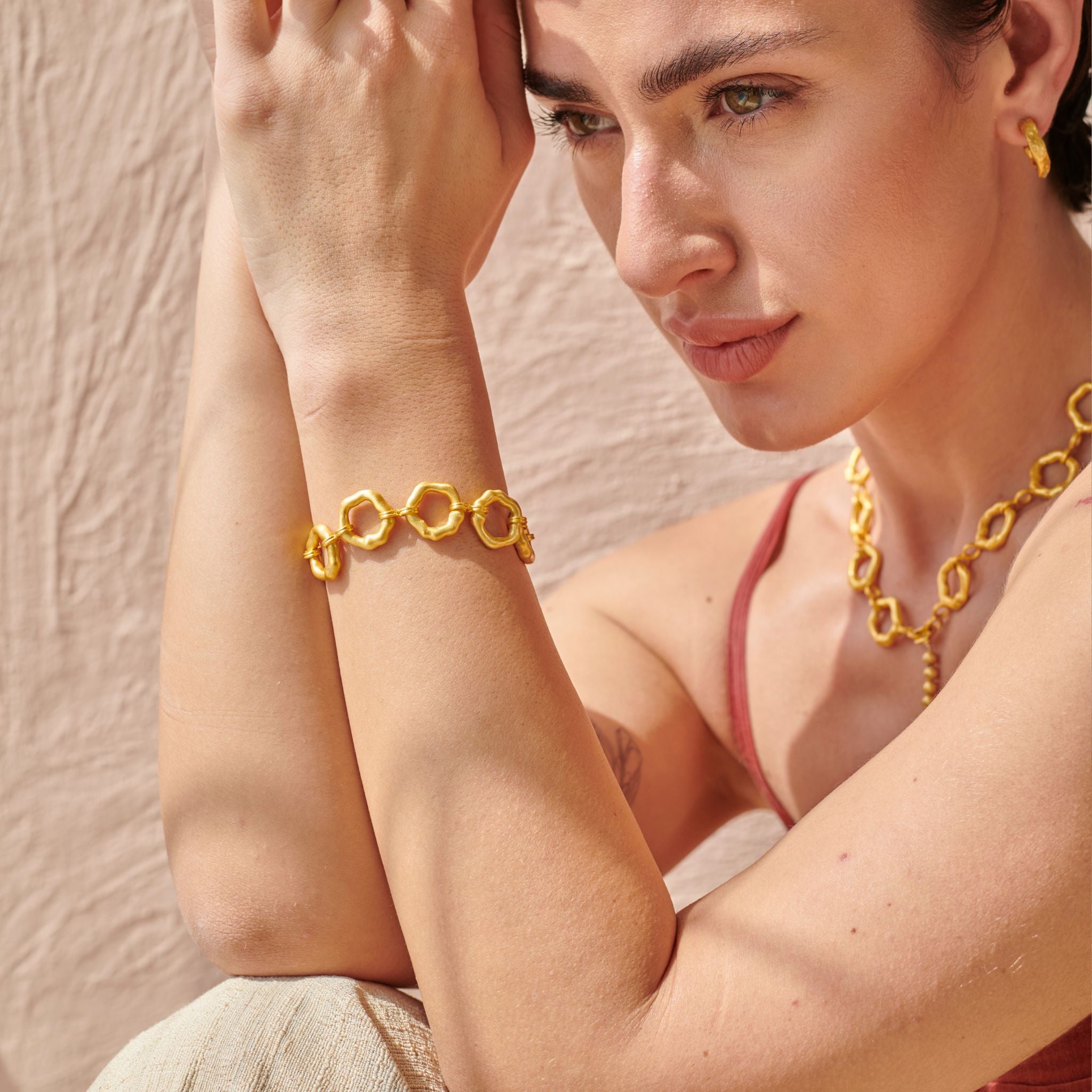 Linked Halo Bracelet at Kamakhyaa by The Loom Art. This item is Bracelets, Missing image, Orbis by The Loom Art, Under $50