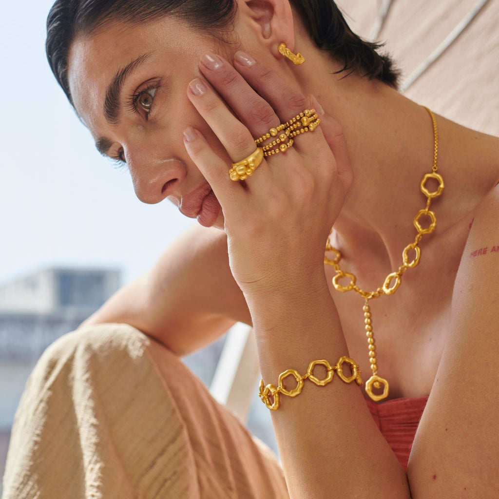 Linked Halo Bracelet at Kamakhyaa by The Loom Art. This item is Bracelets, Missing image, Orbis by The Loom Art, Under $50