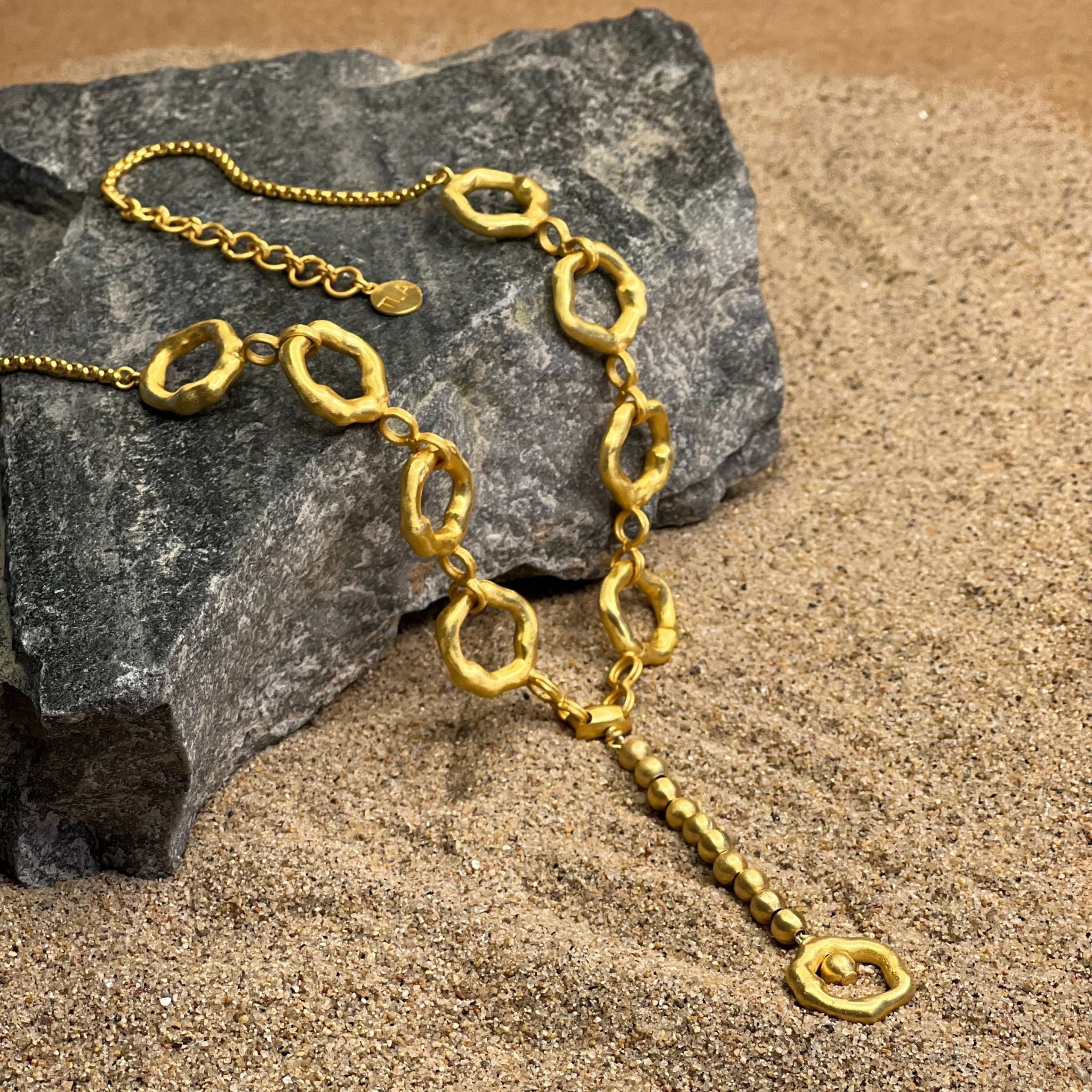 Linked Halo Necklace at Kamakhyaa by The Loom Art. This item is Choker, Missing image, Necklaces, Orbis by The Loom Art, Under $50