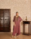 Long Kaftan Kurta set at Kamakhyaa by Akashi Clothing. This item is Ajrakh by Akashi Clothing, Under $100