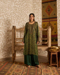 Long Kurta Wide Leg Pants Set at Kamakhyaa by Akashi Clothing. This item is Ajrakh by Akashi Clothing, Under $100