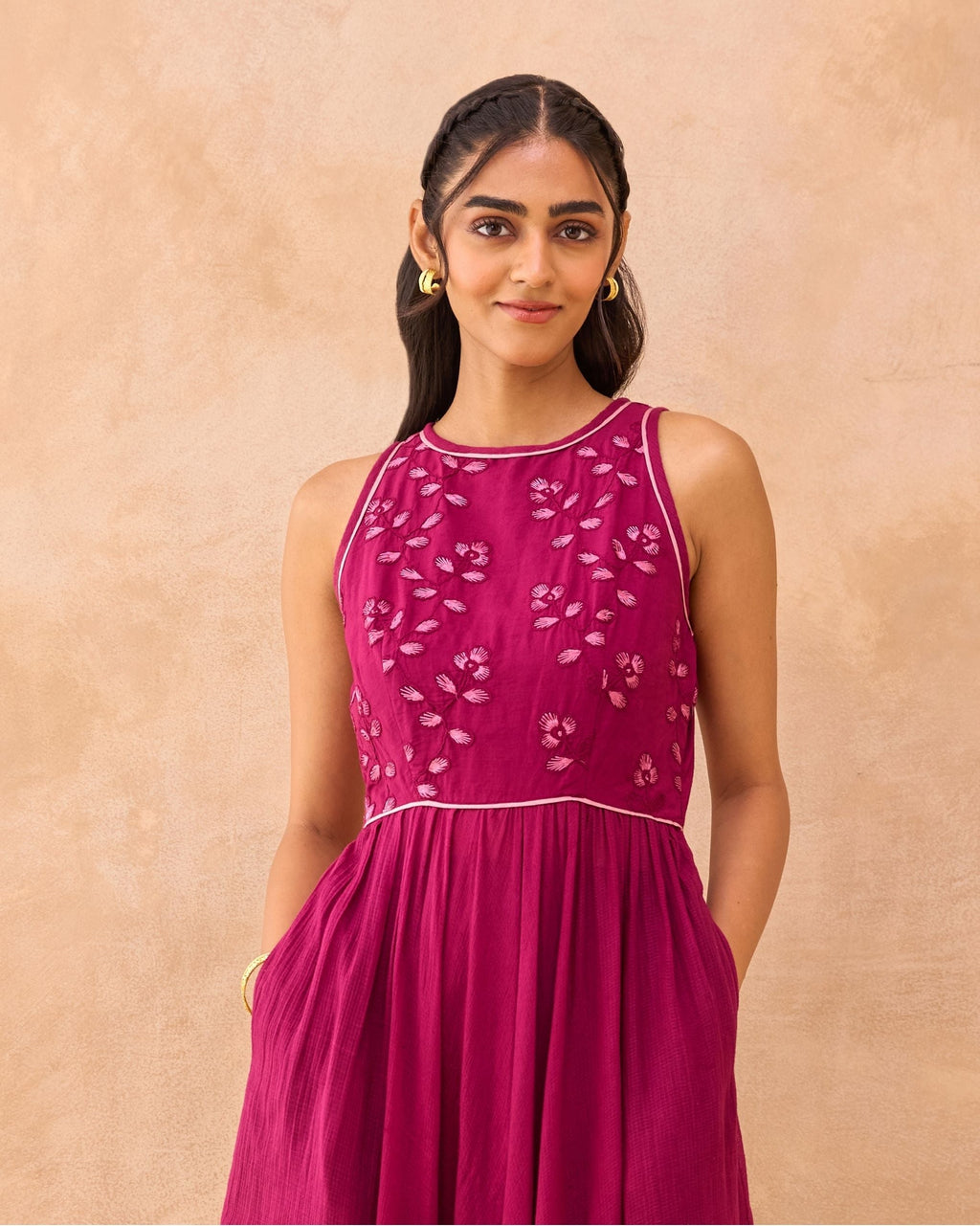 Magenta Meadow Dress at Kamakhyaa by Taro. This item is Everyday Connection by Taro