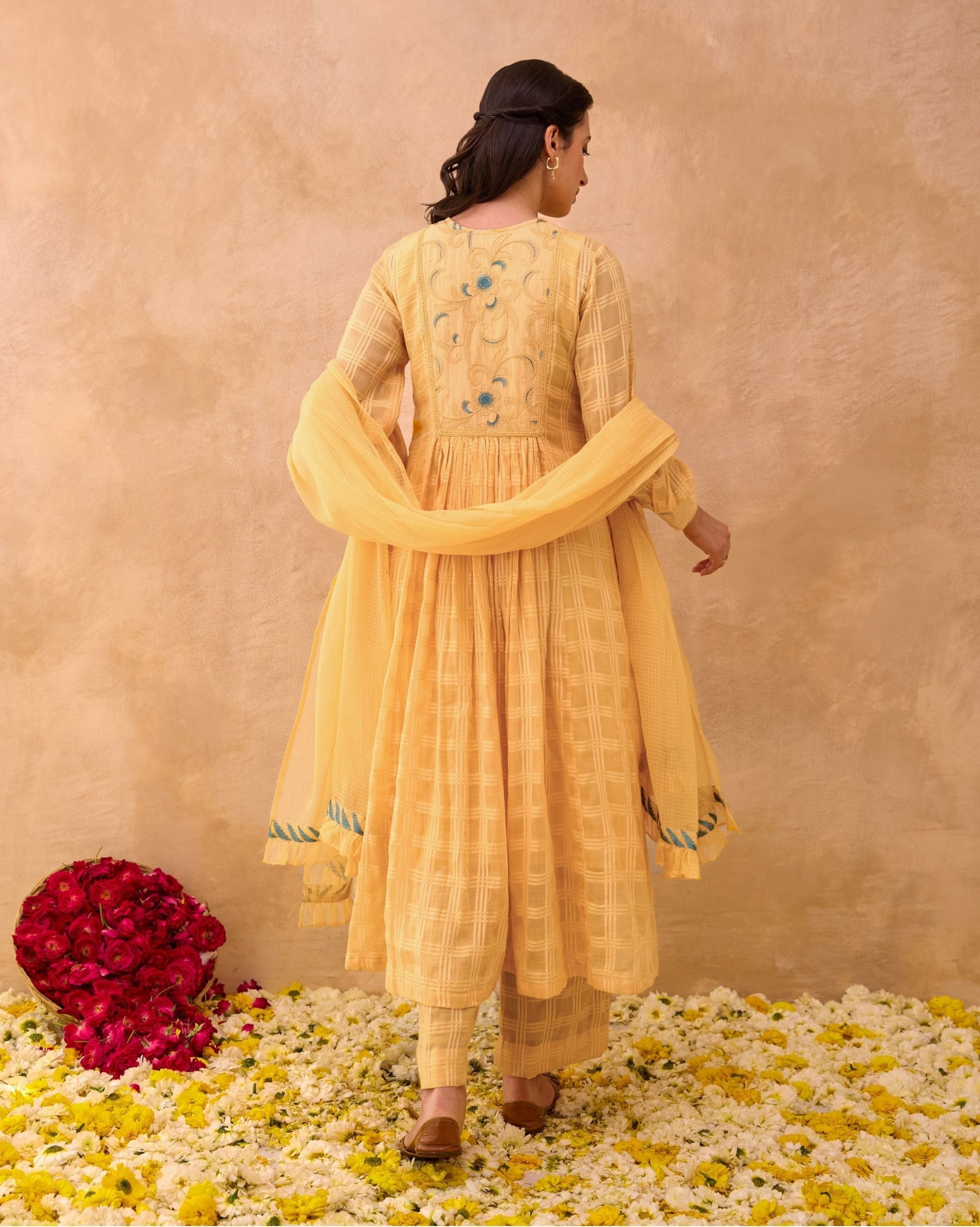 Marigold Muse Kurta Set at Kamakhyaa by Taro. This item is Everyday Connection by Taro