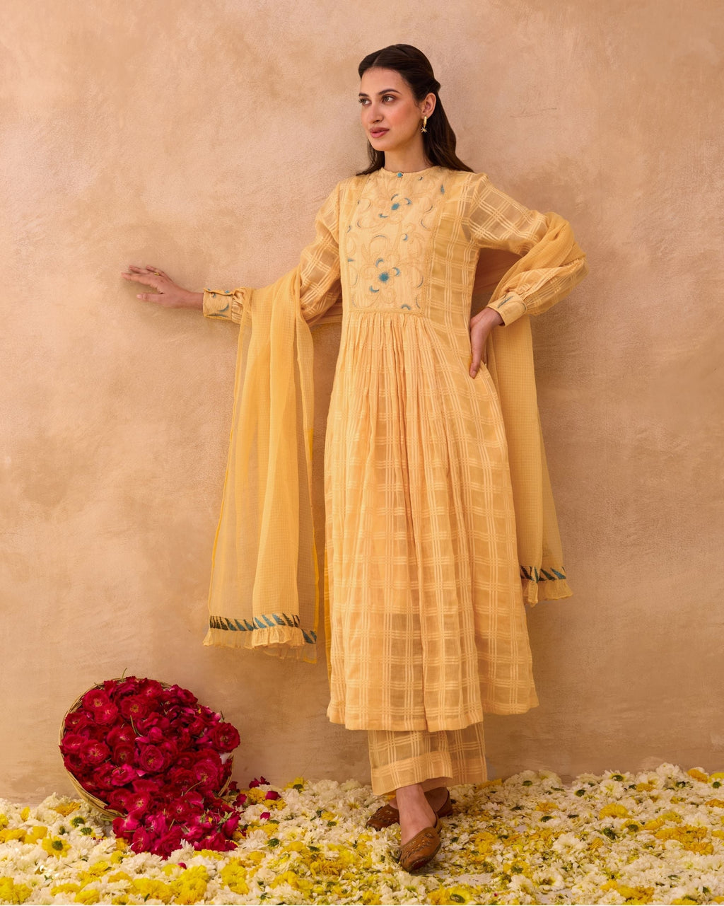 Marigold Muse Kurta Set at Kamakhyaa by Taro. This item is Everyday Connection by Taro