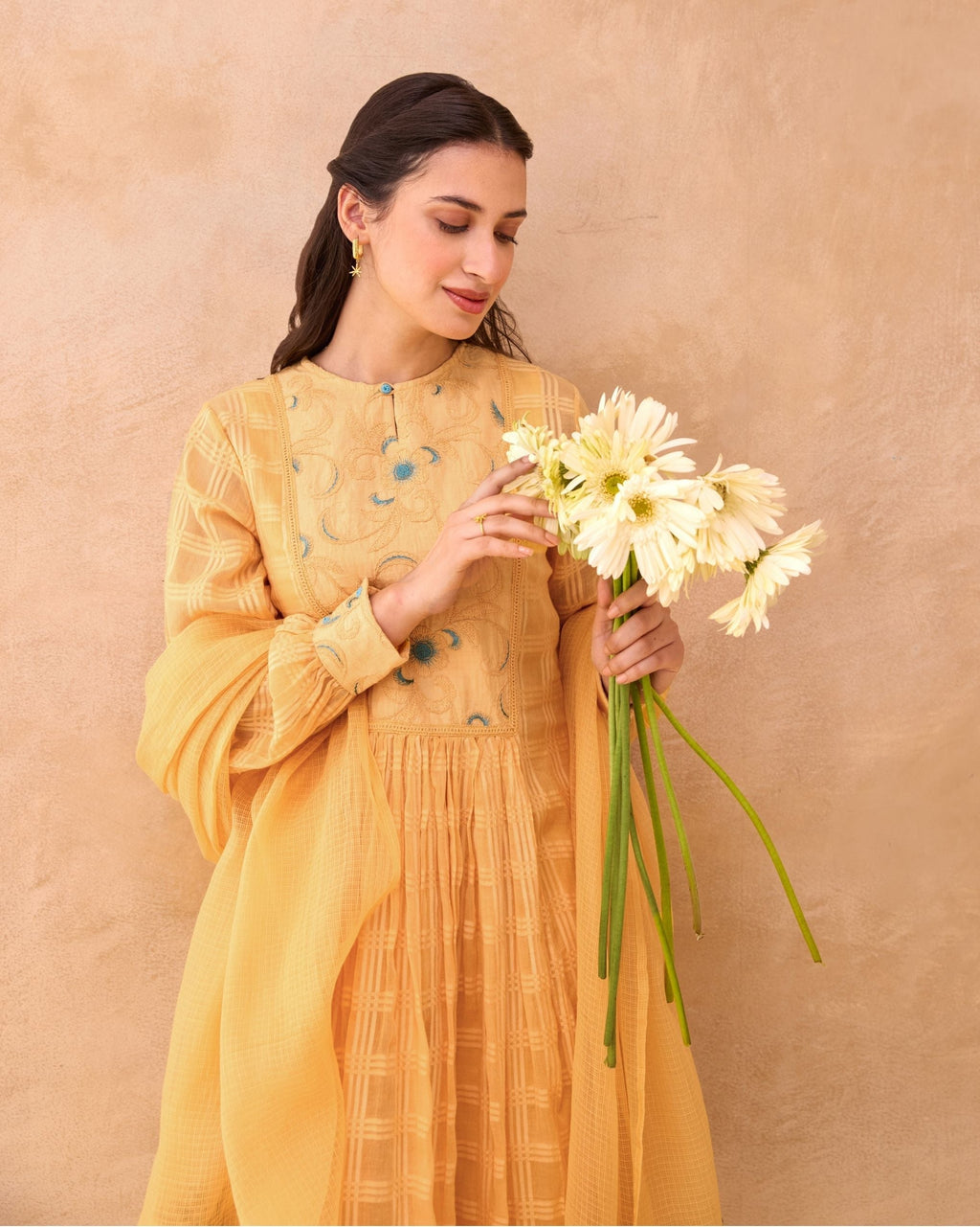 Marigold Muse Kurta Set at Kamakhyaa by Taro. This item is Everyday Connection by Taro