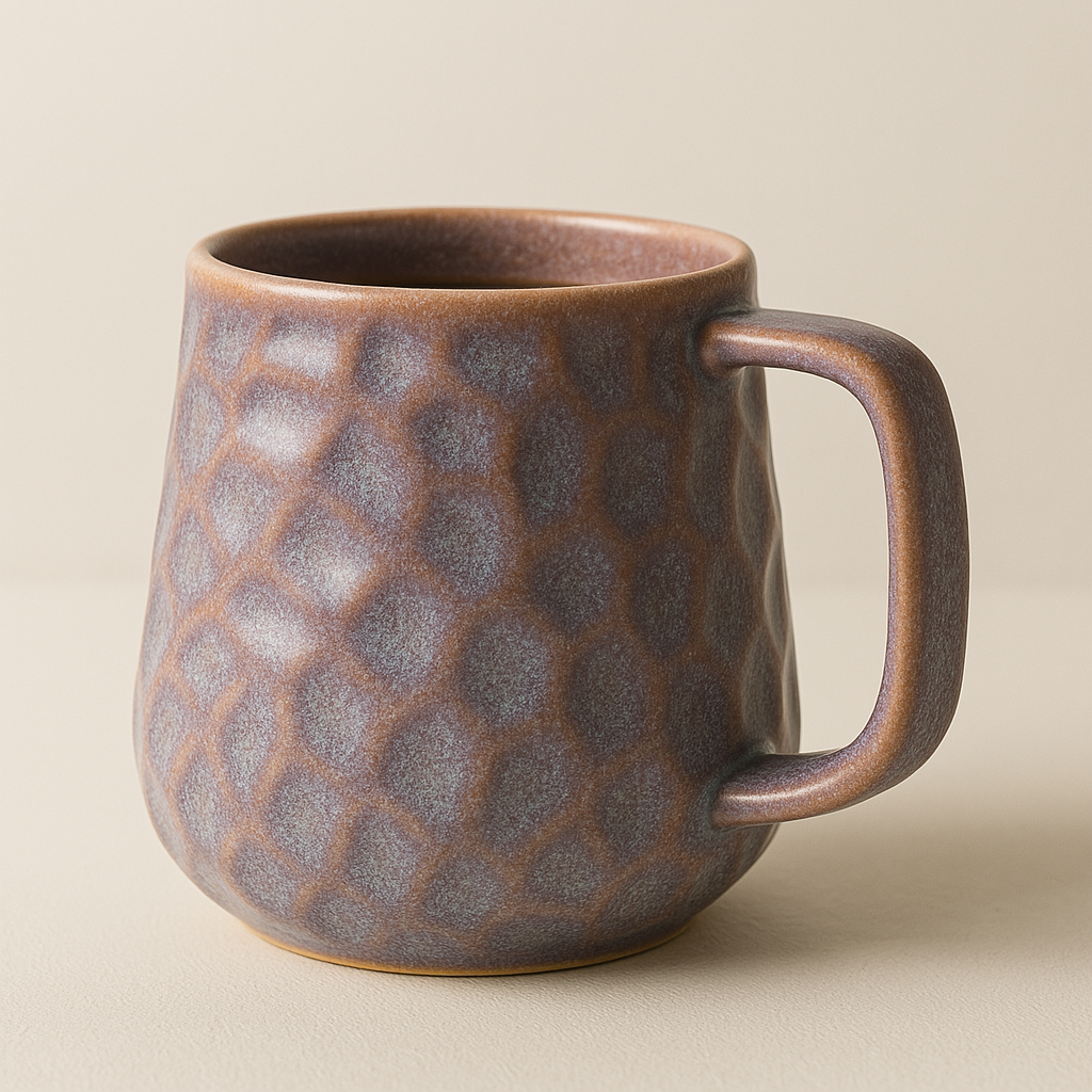 Mesa Textured Ceramic Mug – Handmade Stoneware Coffee Cup at Kamakhyaa by Aetherea World. This item is 