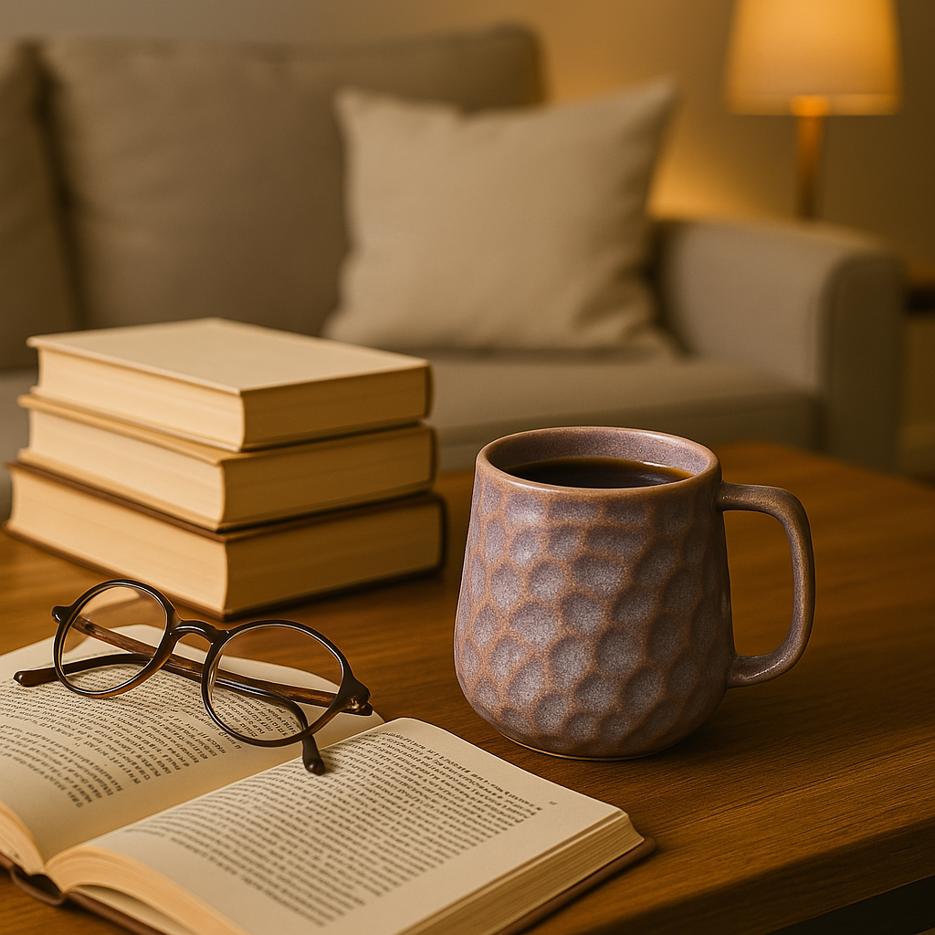 Mesa Textured Ceramic Mug – Handmade Stoneware Coffee Cup at Kamakhyaa by Aetherea World. This item is 