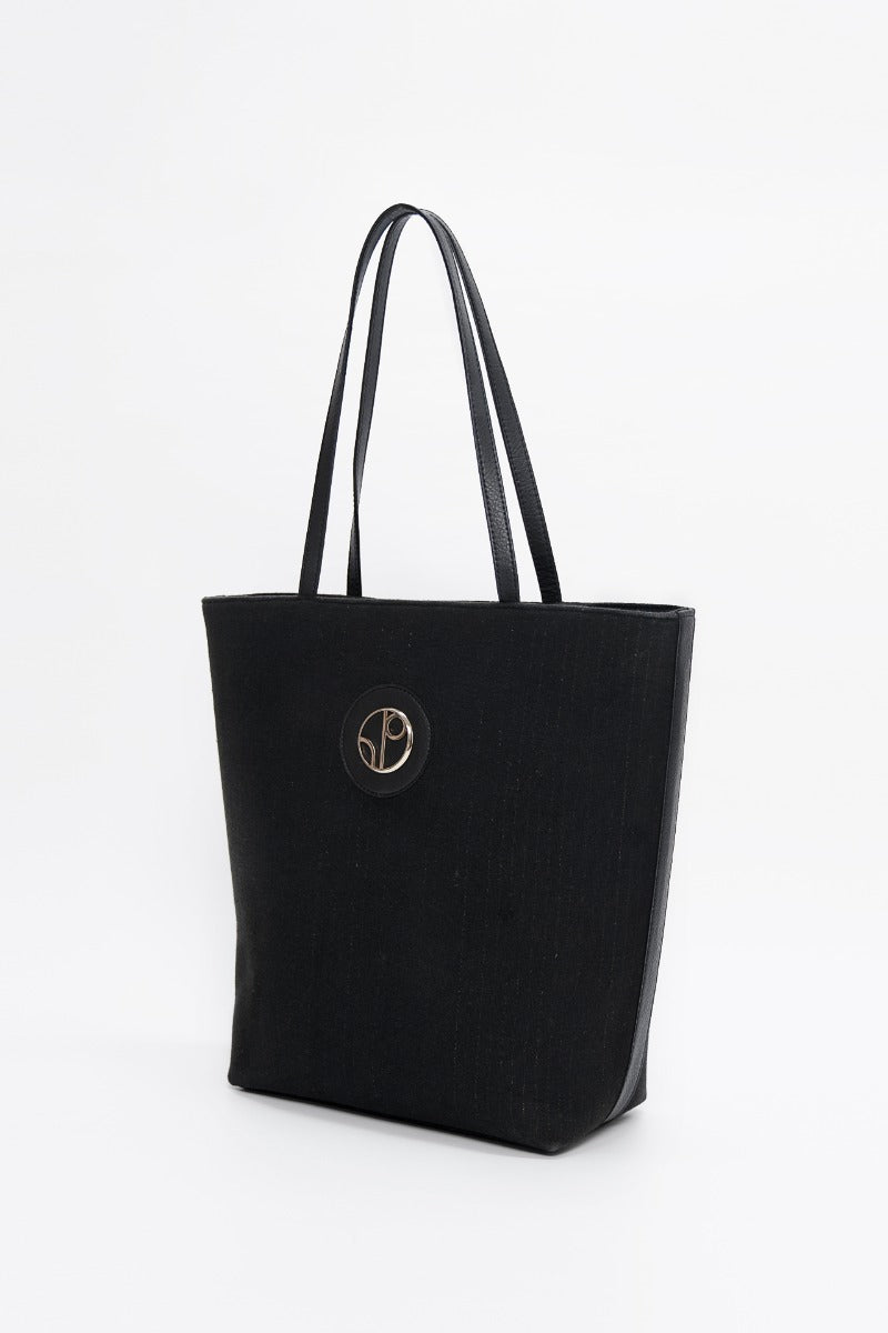 Monte Carlo MCM - Tote Bag - Oyster Black at Kamakhyaa by 1 People. This item is Made from Natural Materials, Tote Bags