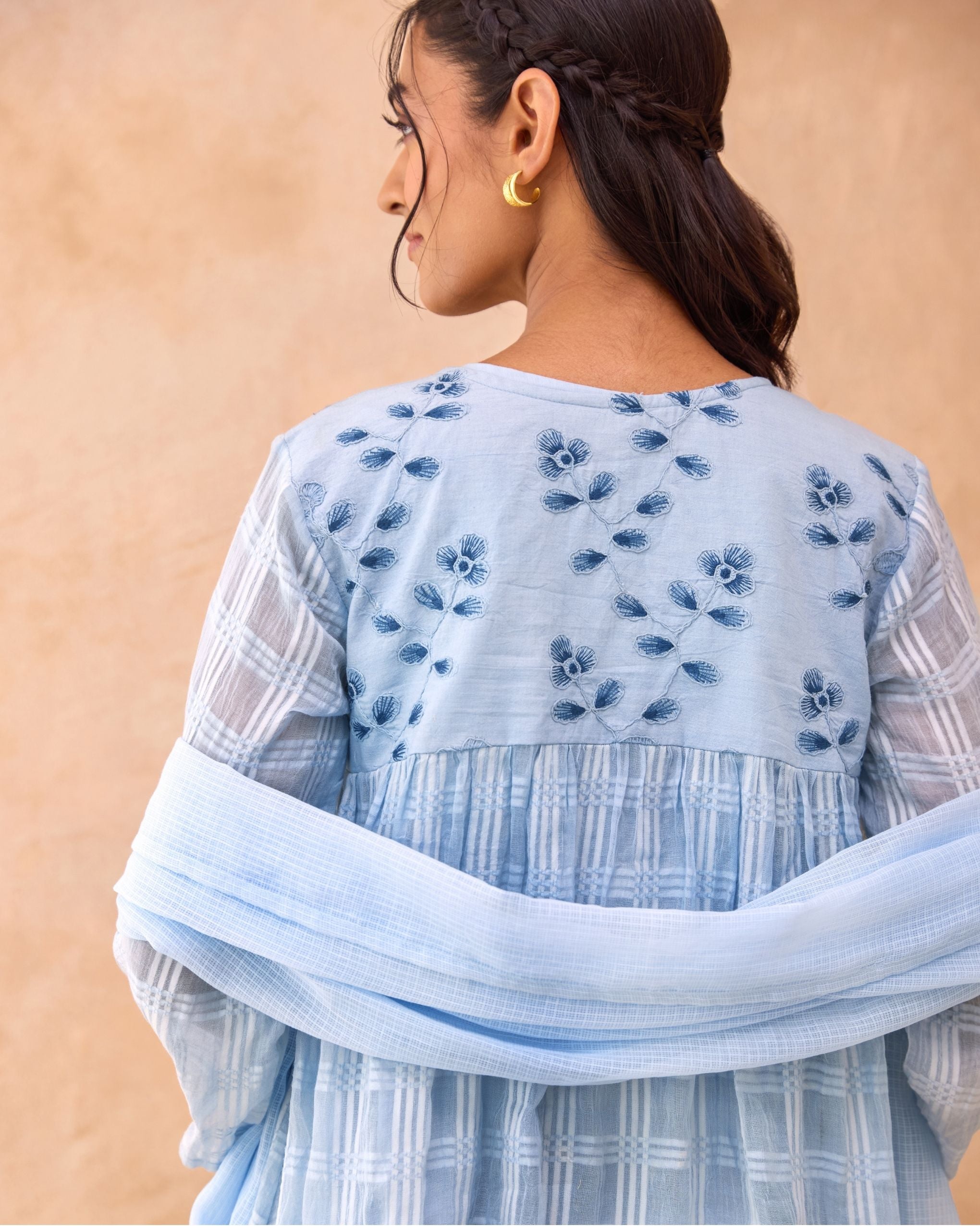 Morning Mist Kurta Set at Kamakhyaa by Taro. This item is Everyday Connection by Taro