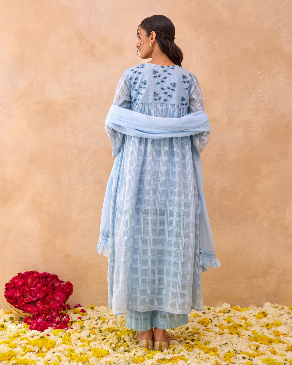 Morning Mist Kurta Set at Kamakhyaa by Taro. This item is Everyday Connection by Taro