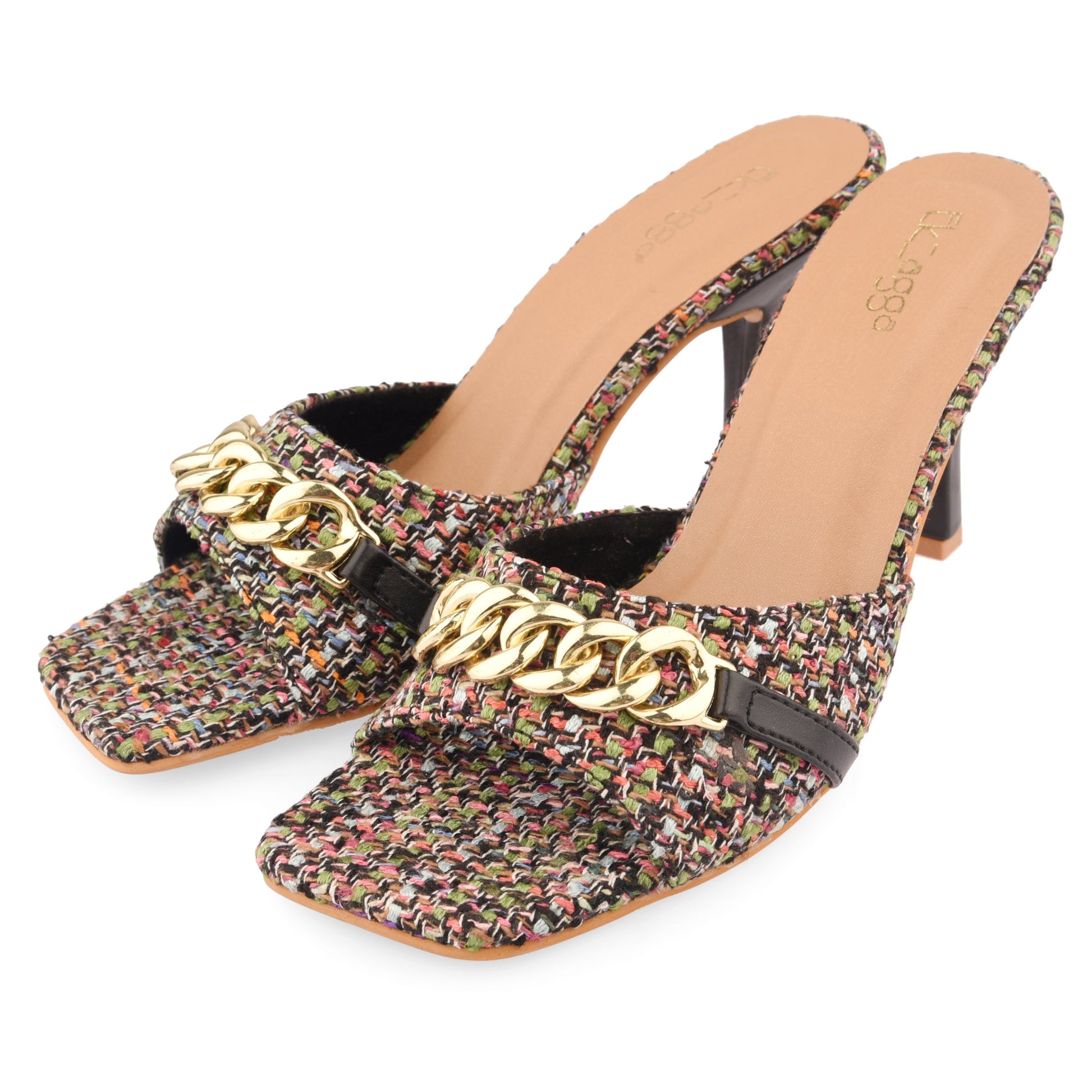 Multi Chain Heels at Kamakhyaa by EK_agga. This item is 