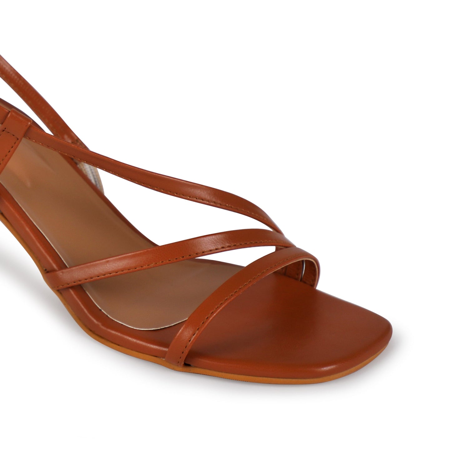 Multi Strap Heels Tan at Kamakhyaa by EK_agga. This item is heels, stylish, Tan