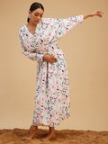 Multicolor Cotton Kaftan at Kamakhyaa by Bohobi. This item is Cotton, Evening Wear, Kaftans, Multicolor, Prints, Relaxed Fit, Toxin free