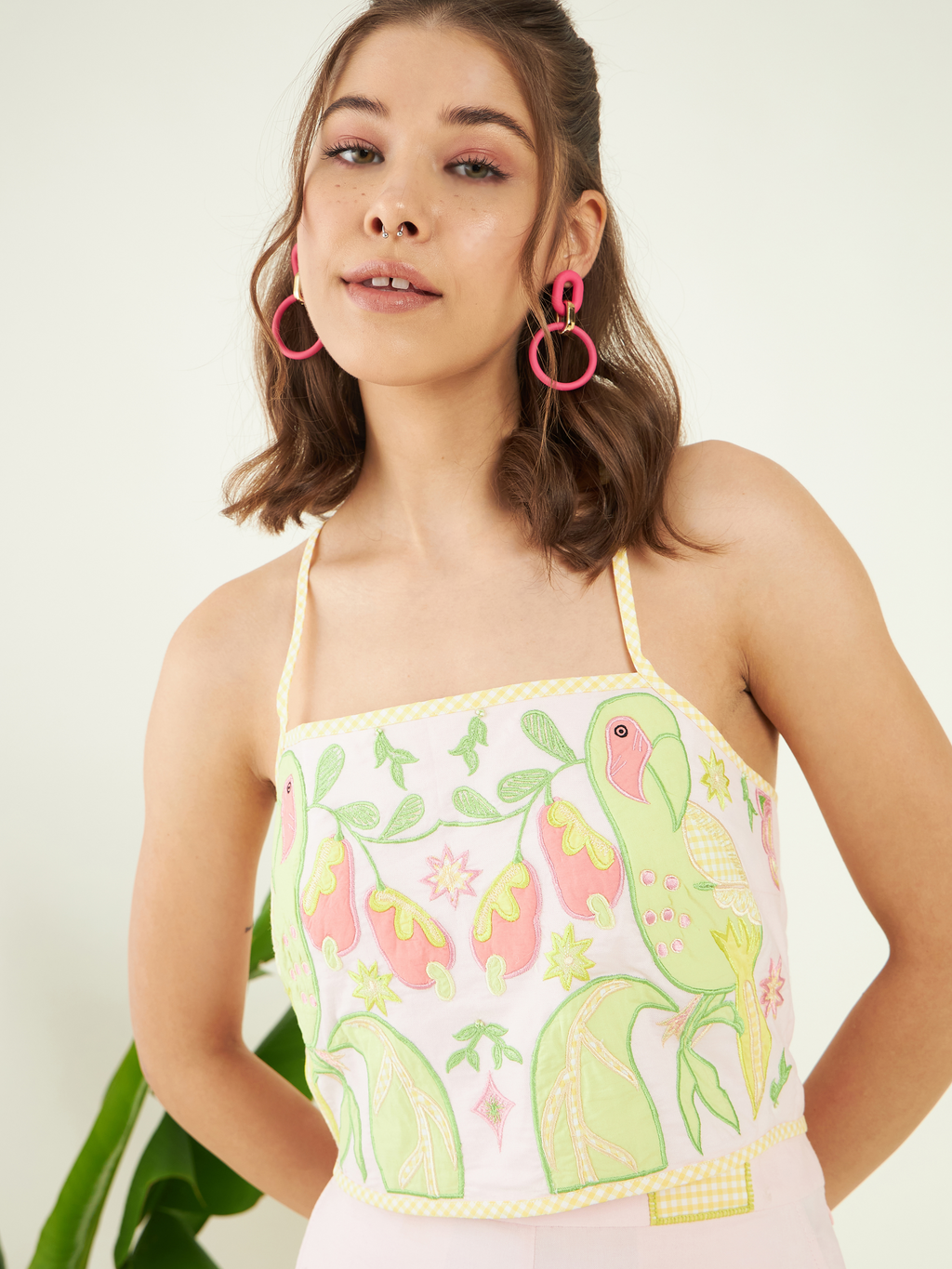 Multicolor Evening Wear Cotton Co-ord Set at Kamakhyaa by Bohobi. This item is 100% Cotton, Evening Wear, Multicolor, Prints, Regular Fit, Toxin free, Vacation Co-ord Sets