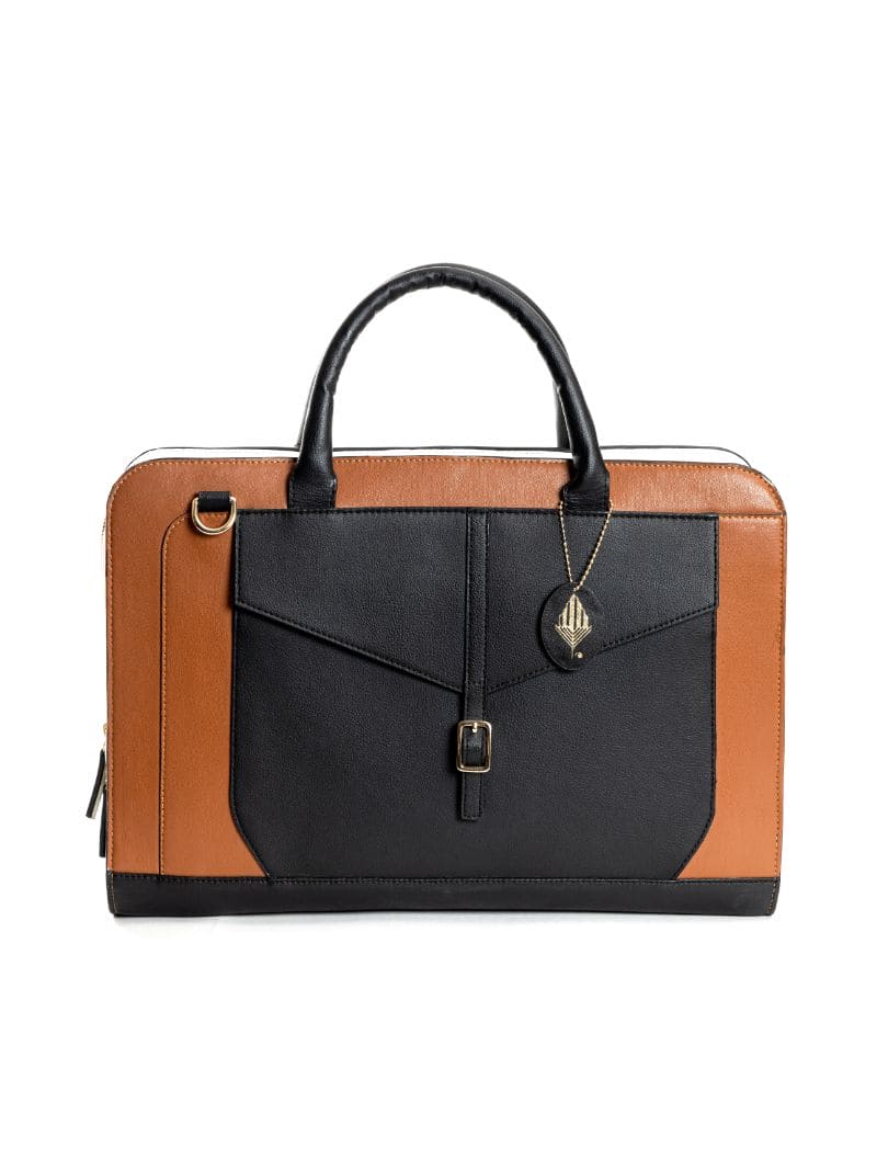 Multicolor Office Wear Laptop Bag at Kamakhyaa by Green Hermitage. This item is Apple Leather, Free Size, Hemp, Laptop Bags, Lyocell, Multicolor, Office Wear, Recycled, Solids