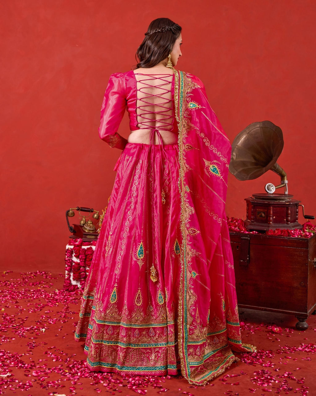 Nayaab Lehenga Set at kamakhyaa.com by Taro. This item is Jashn-E-Taro - The Trousseau Edit by Taro, Under $50