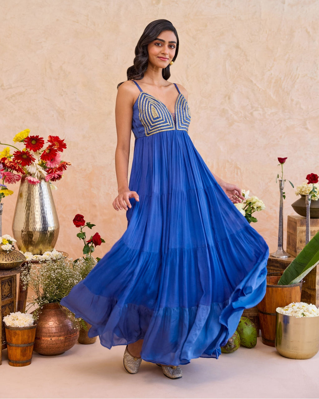 Nayla Dress at kamakhyaa.com by Taro. This item is Jashn-E-Taro - The Trousseau Edit by Taro, Under $50