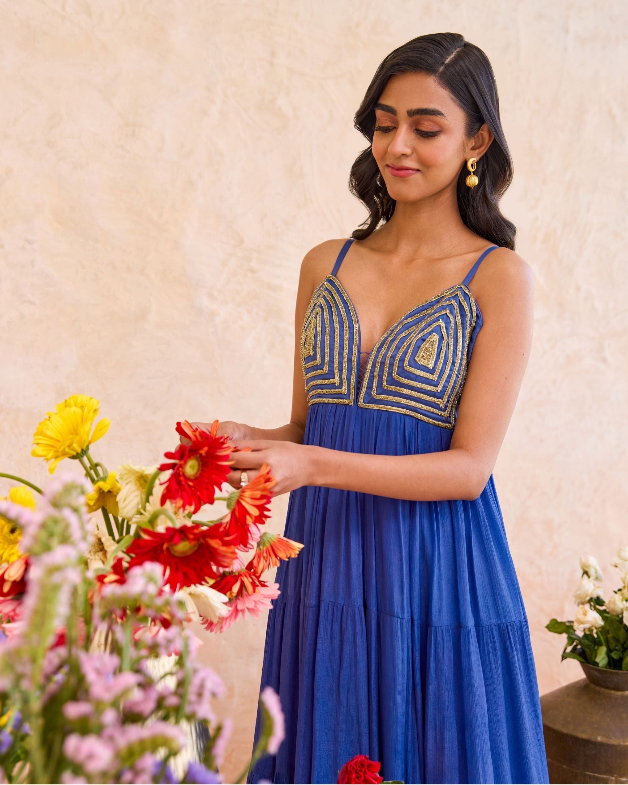 Nayla Dress at kamakhyaa.com by Taro. This item is Jashn-E-Taro - The Trousseau Edit by Taro, Under $50