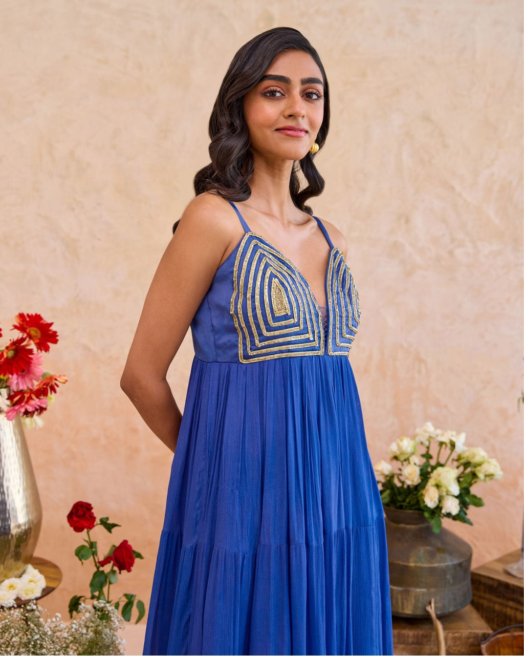 Nayla Dress at kamakhyaa.com by Taro. This item is Jashn-E-Taro - The Trousseau Edit by Taro, Under $50