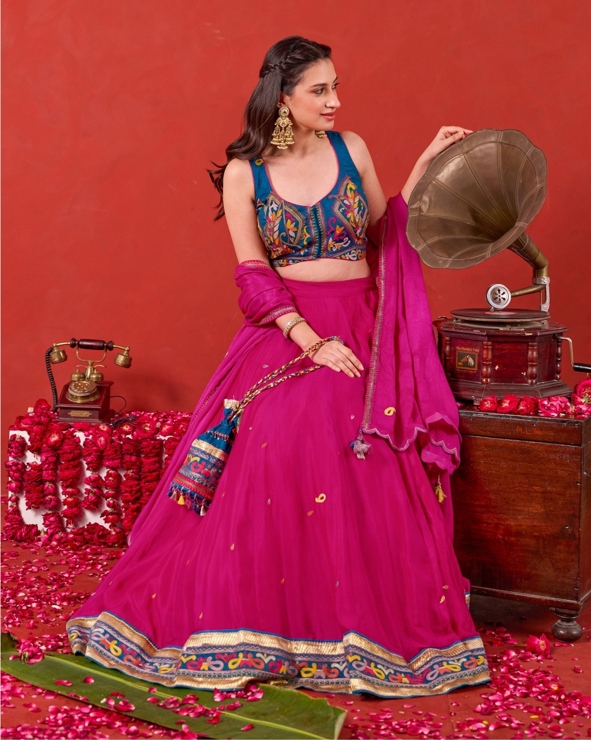 Nazakat Lehenga Set at kamakhyaa.com by Taro. This item is Jashn-E-Taro - The Trousseau Edit by Taro