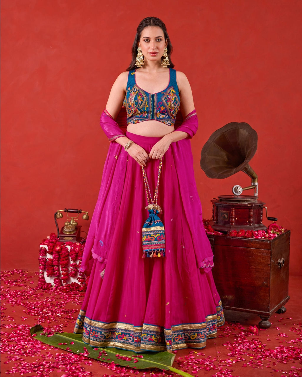 Nazakat Lehenga Set at kamakhyaa.com by Taro. This item is Jashn-E-Taro - The Trousseau Edit by Taro