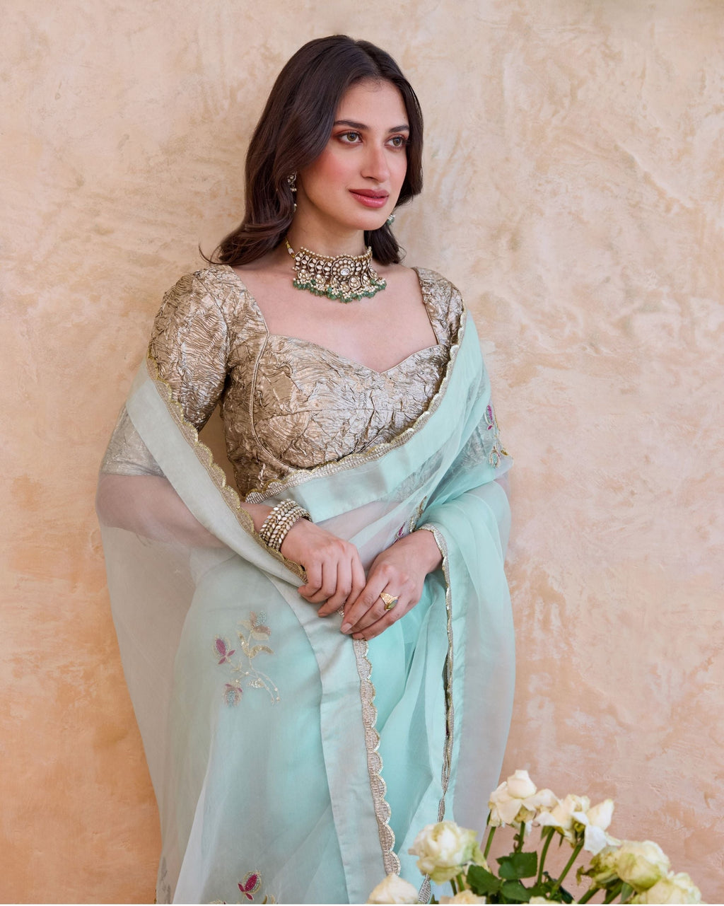 Nigar Saree at kamakhyaa.com by Taro. This item is Jashn-E-Taro - The Trousseau Edit by Taro