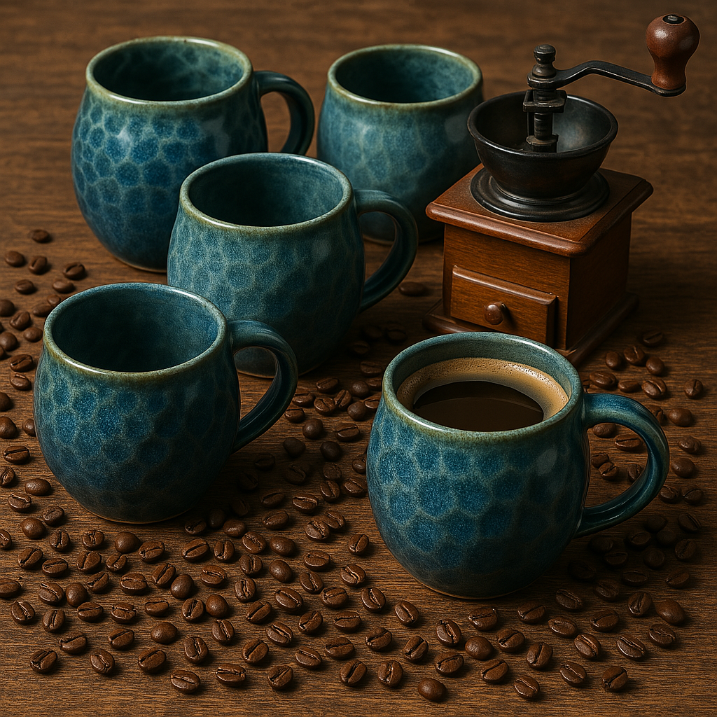 Ocean Moss – Handcrafted Speckled Ceramic Mug at Kamakhyaa by Aetherea World. This item is 