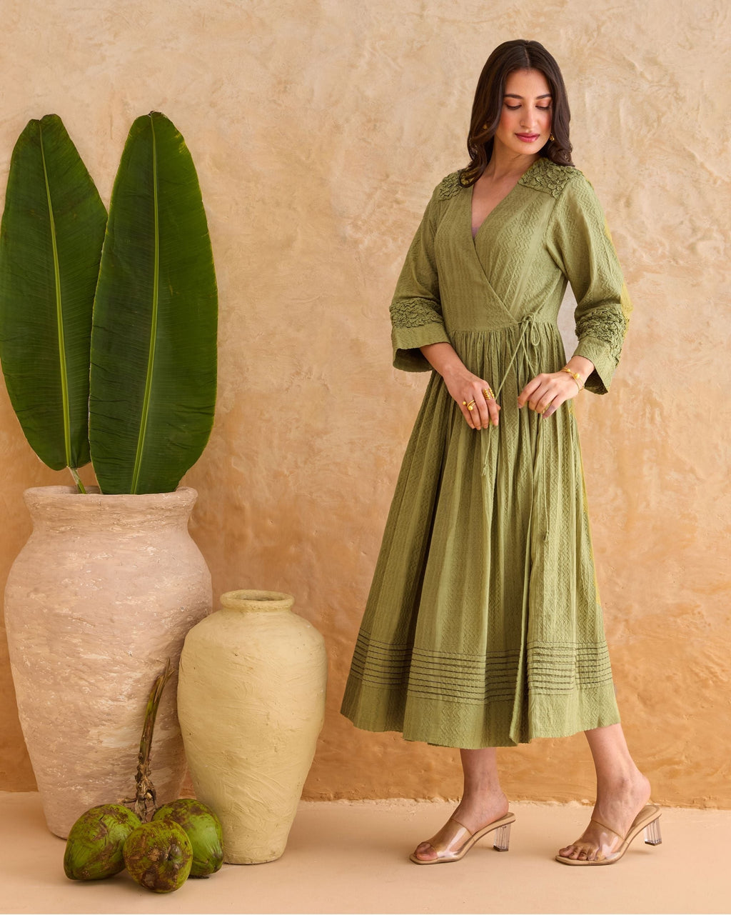 Olive Fern Dress at Kamakhyaa by Taro. This item is Everyday Connection by Taro