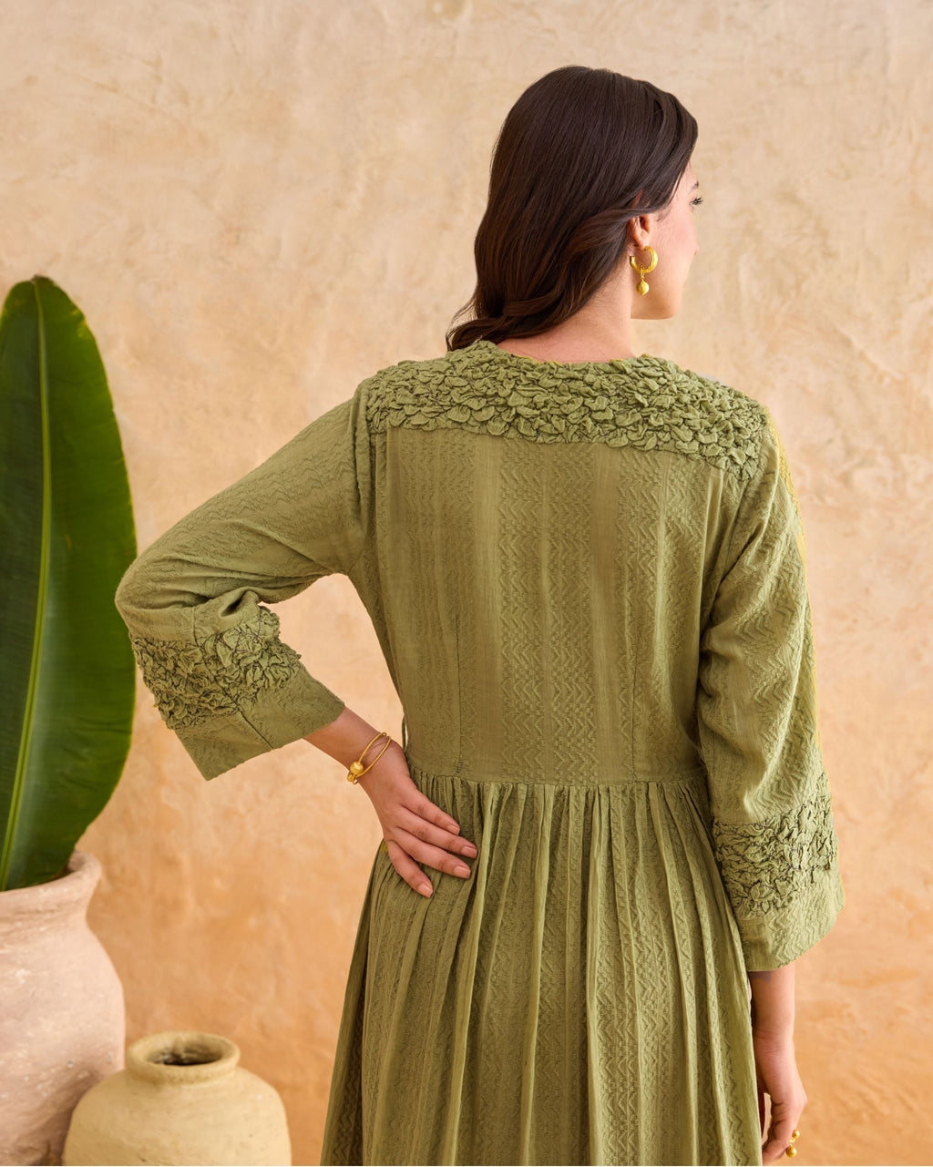 Olive Fern Dress at Kamakhyaa by Taro. This item is Everyday Connection by Taro