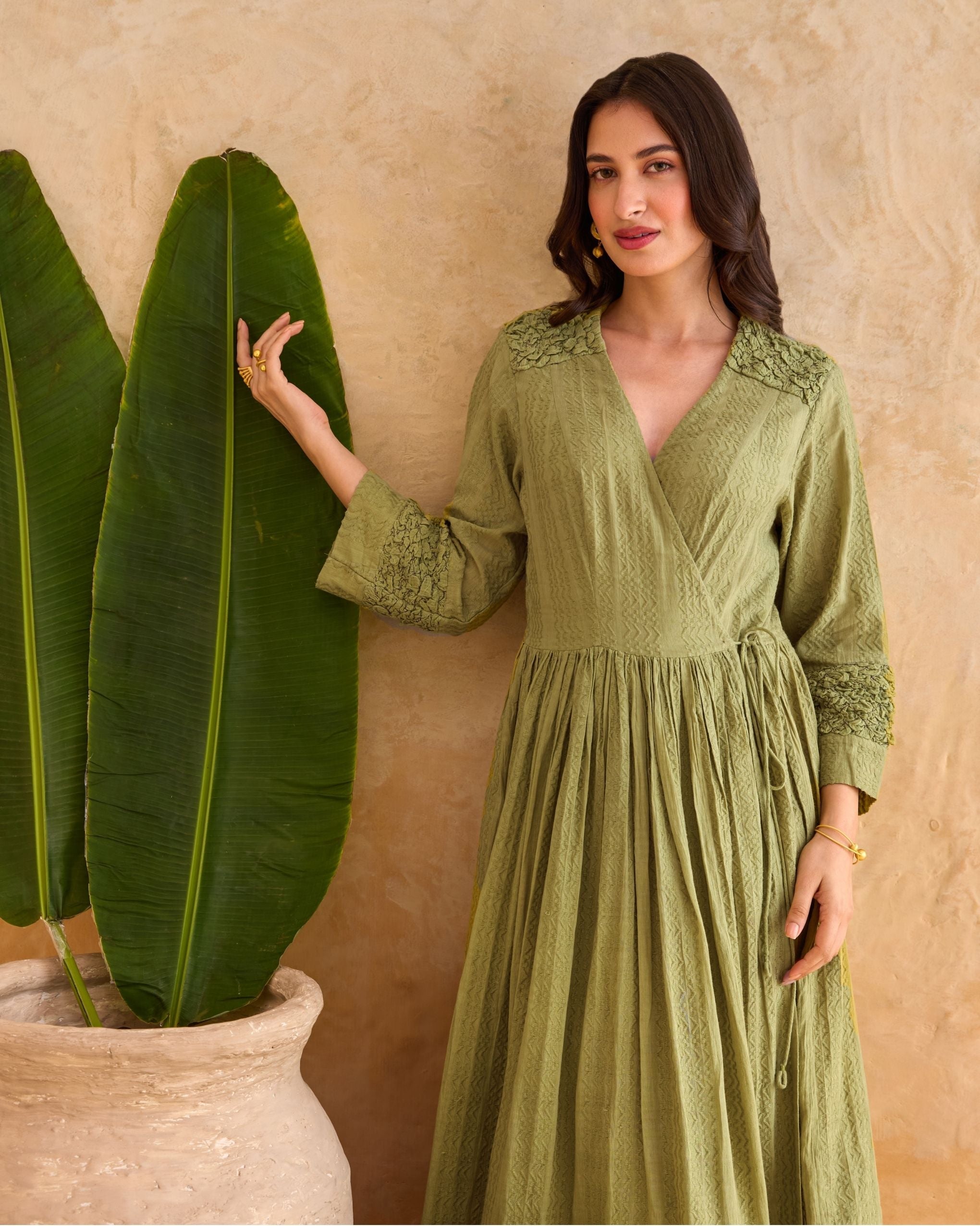 Olive Fern Dress at Kamakhyaa by Taro. This item is Everyday Connection by Taro