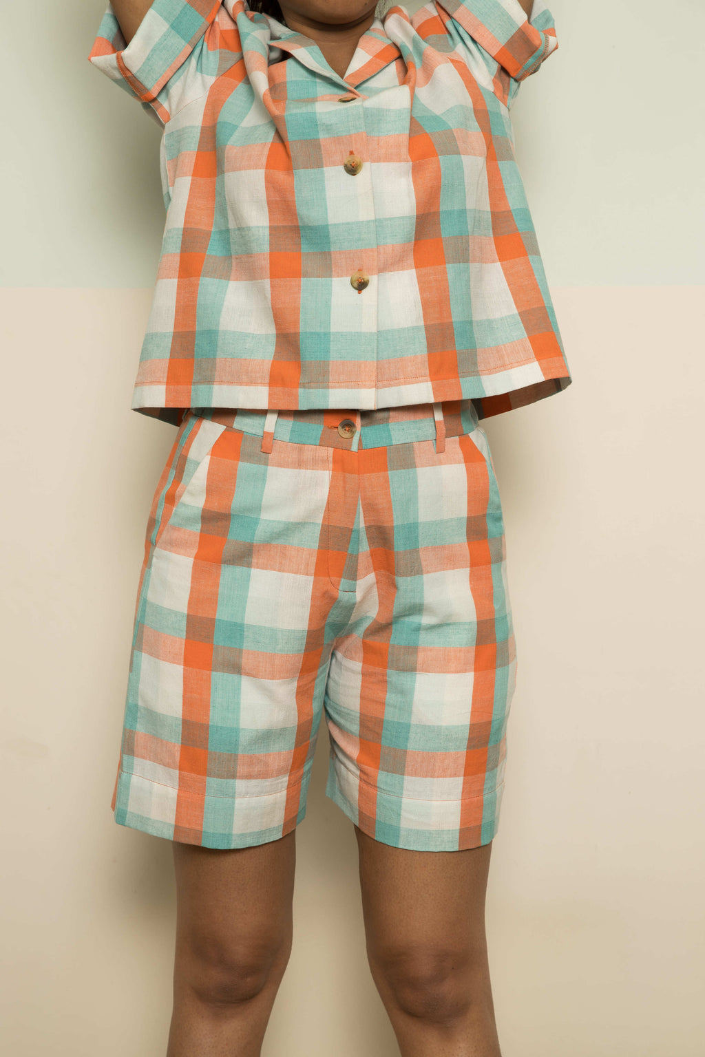 Orange Cotton Co-ord