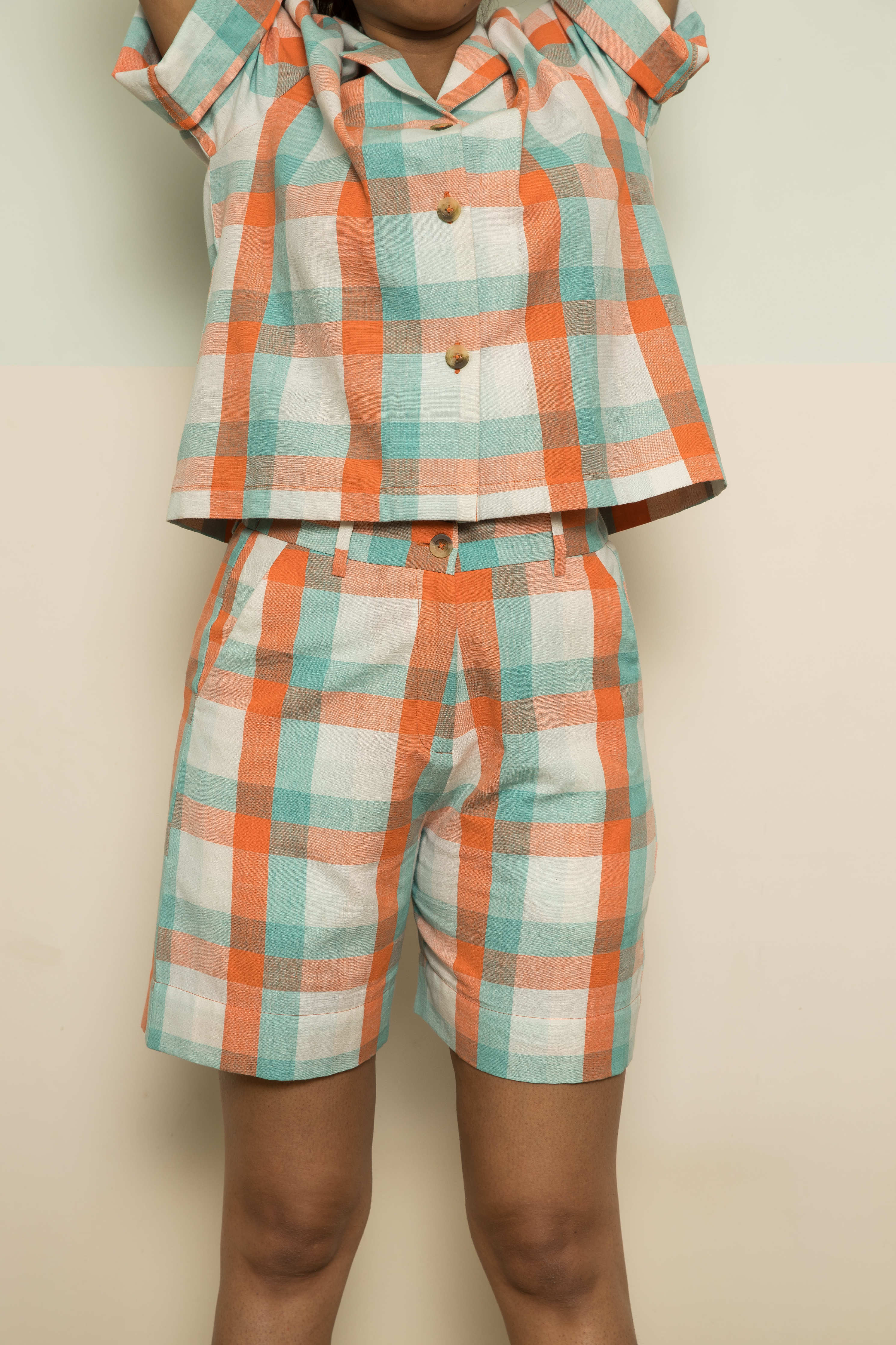 Orange Cotton Co-ord