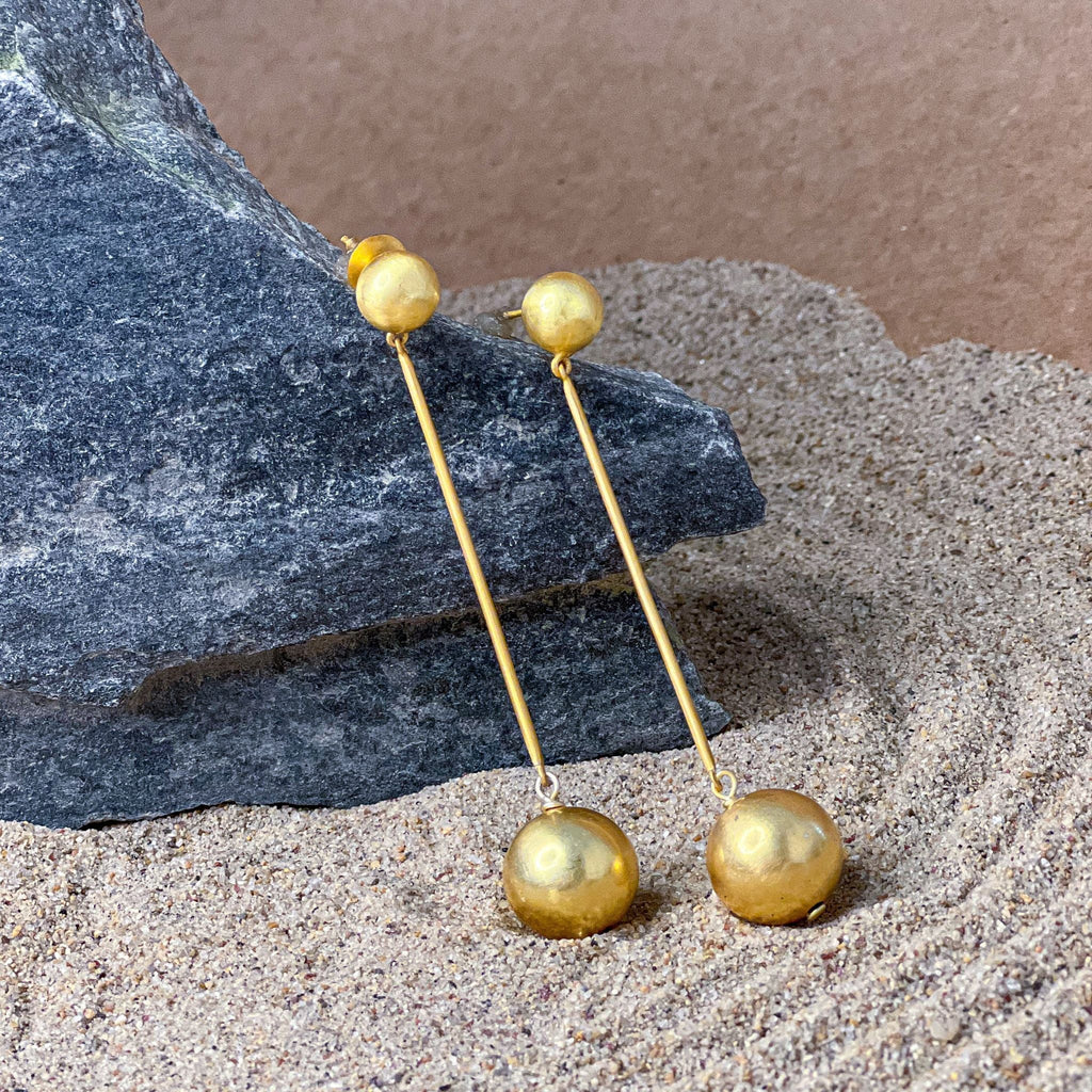 Orb Drop Earring at Kamakhyaa by The Loom Art. This item is Long Earrings, Orbis by The Loom Art, Under $50