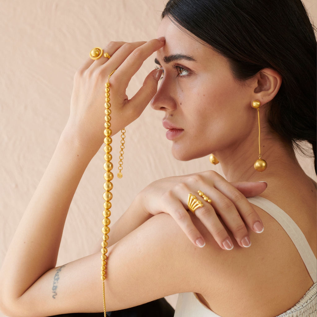 Orb Drop Earring at Kamakhyaa by The Loom Art. This item is Long Earrings, Orbis by The Loom Art, Under $50