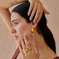 Orb Hoop at Kamakhyaa by The Loom Art. This item is Hoop Earrings, Orbis by The Loom Art, Under $50