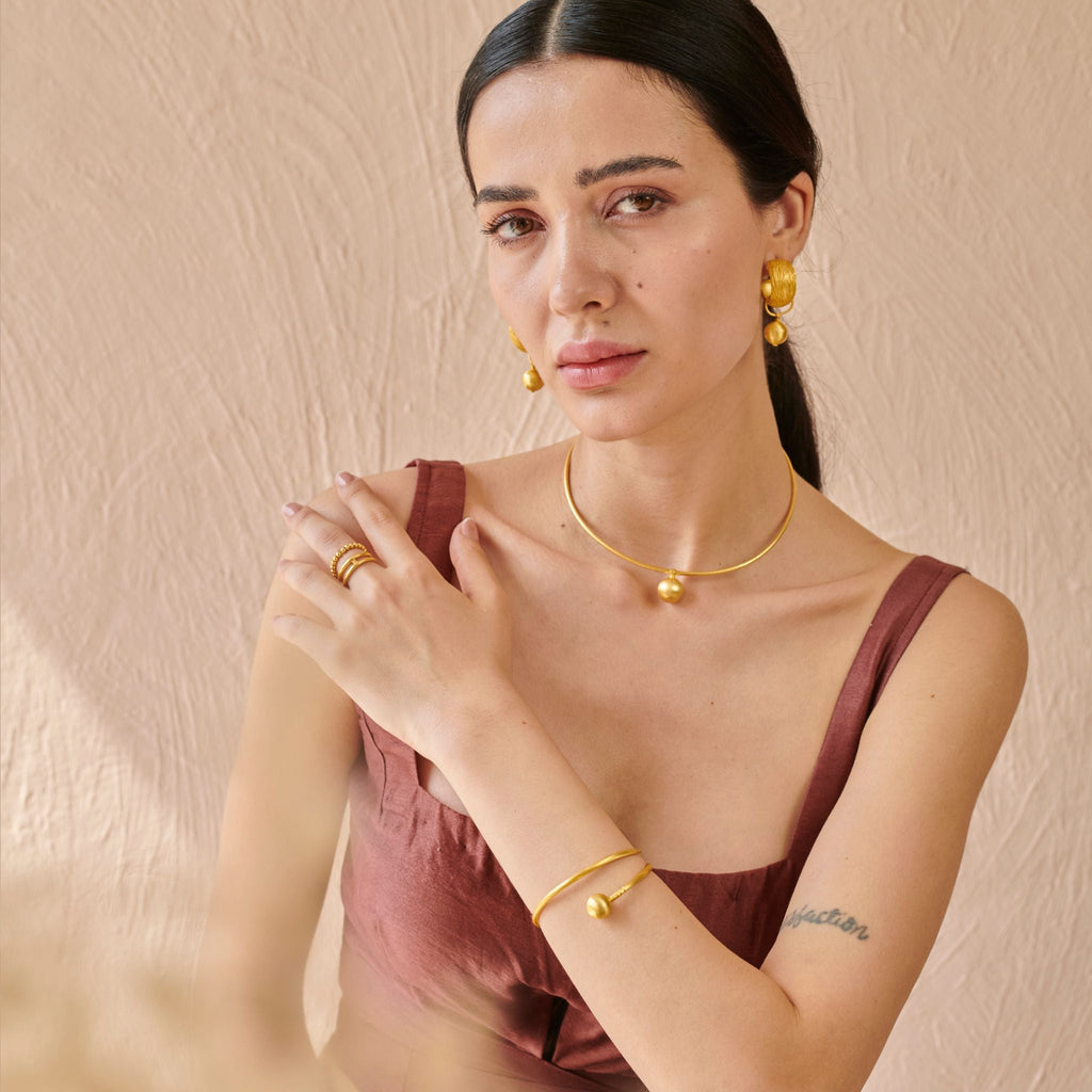 Orb Hoop at Kamakhyaa by The Loom Art. This item is Hoop Earrings, Orbis by The Loom Art, Under $50