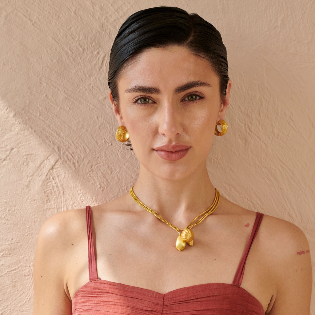 Orbis Hoop at Kamakhyaa by The Loom Art. This item is Hoop Earrings, Orbis by The Loom Art, Under $50