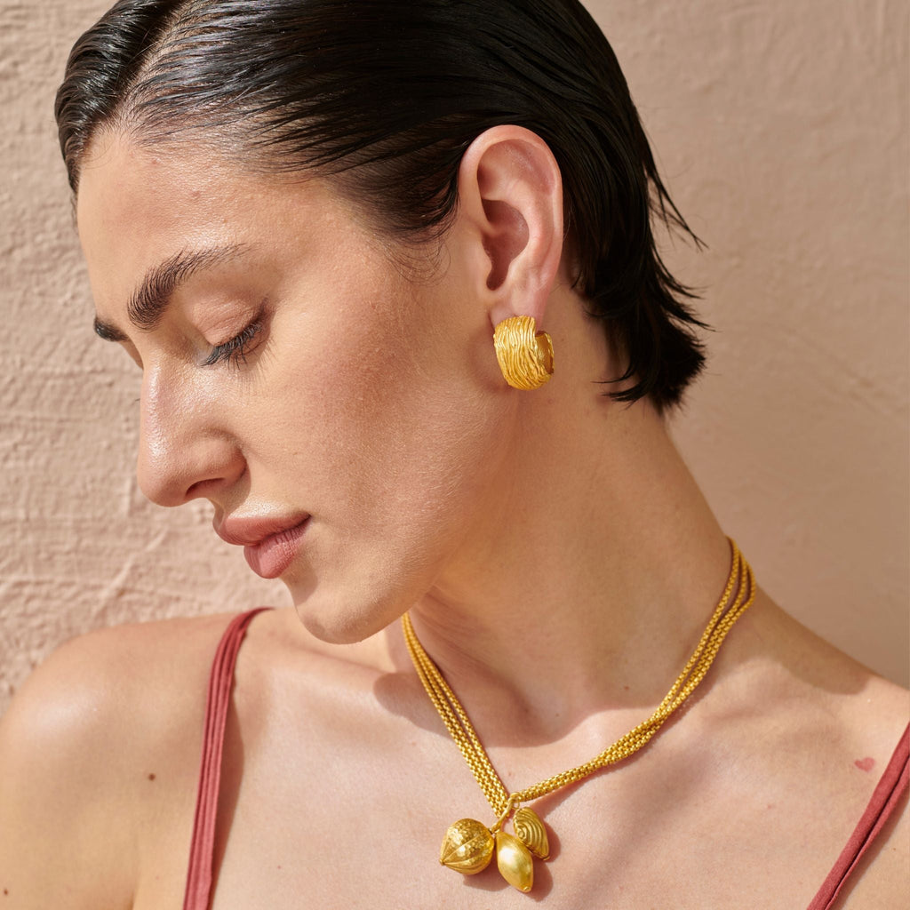 Orbis Hoop at Kamakhyaa by The Loom Art. This item is Hoop Earrings, Orbis by The Loom Art, Under $50